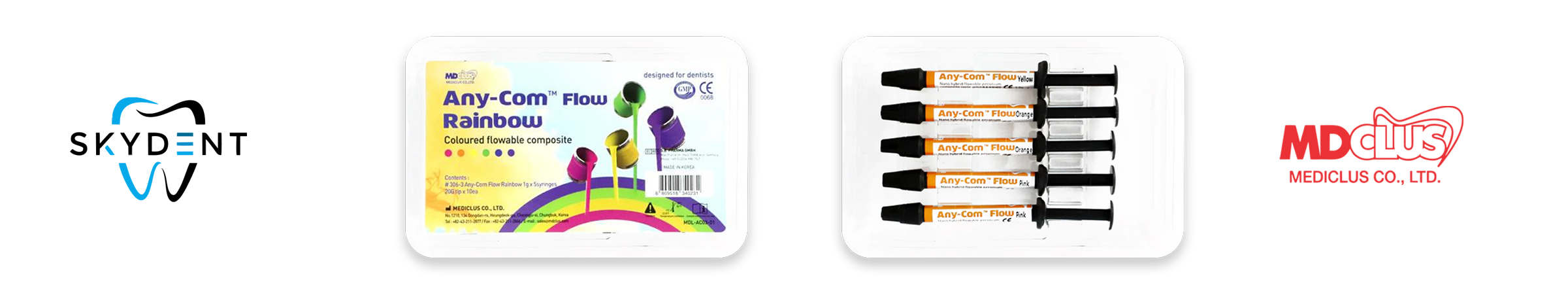 Any-Com® Flow Rainbow Banner