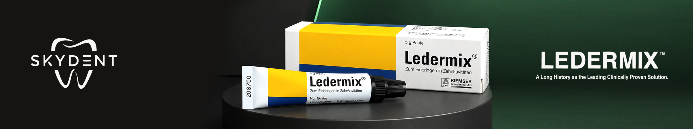 Ledermix® Paste Banner