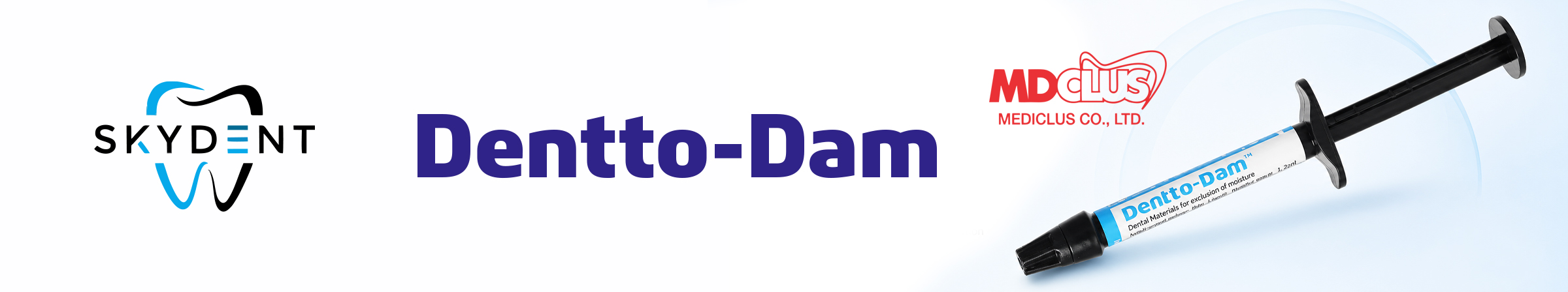 Dentto Dam Light-Cured Resin Banner