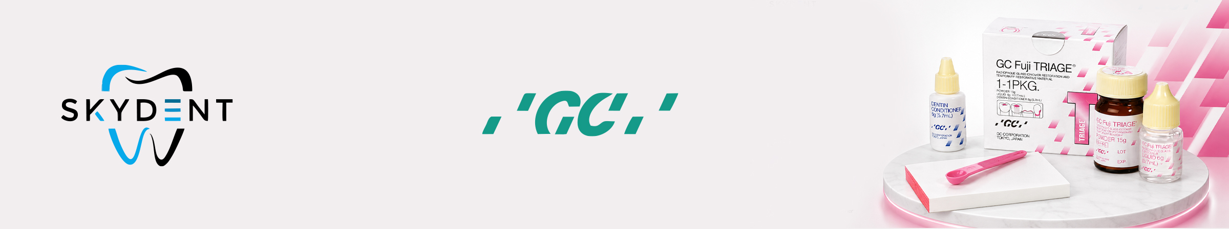 GC Fuji Triage White Set Banner