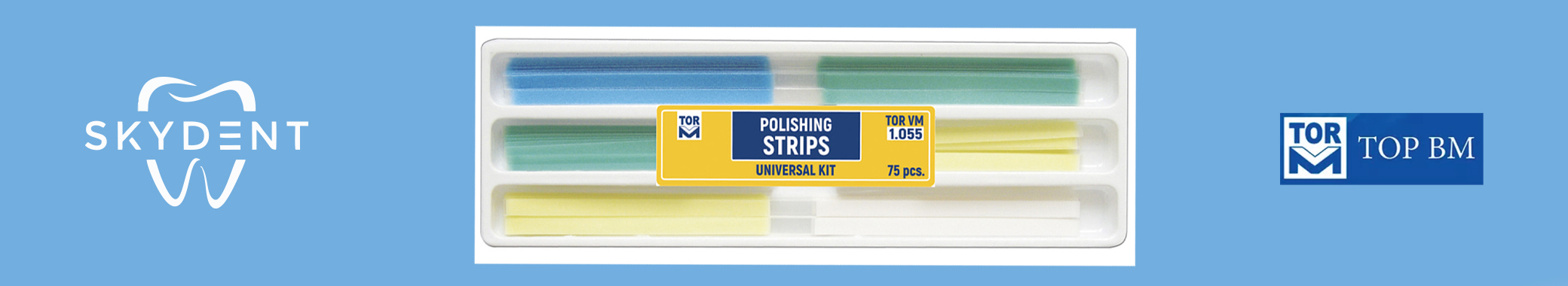 Polishing Strips. Universal Kit Banner