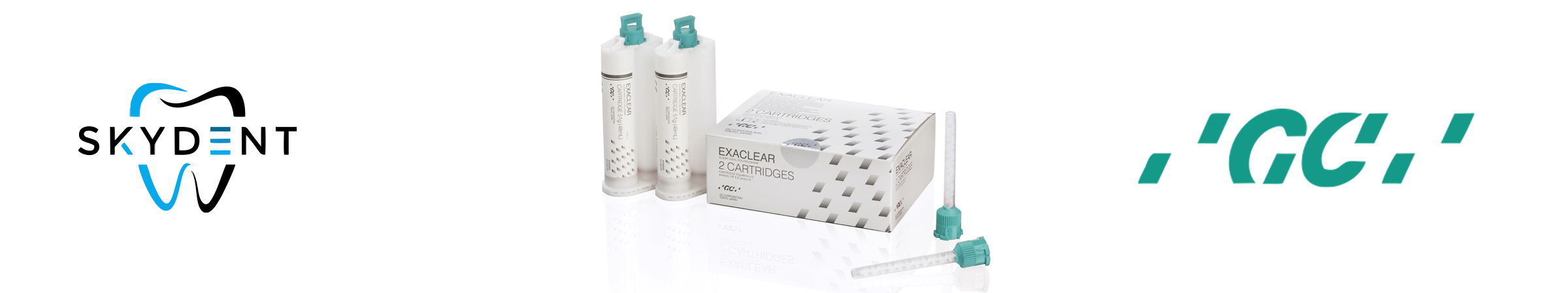 EXACLEAR Clear vinyl polysiloxane Banner