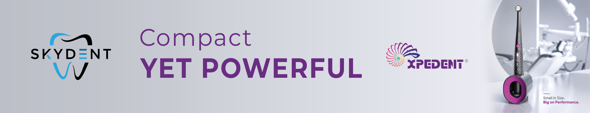 Compact YET POWERFUL Banner