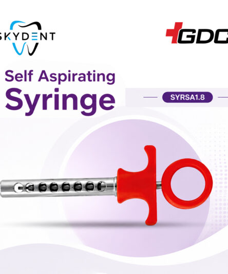 GDC DENTAL SYRINGE SELF ASPIRATING SYRINGE(SYRSA1.8)