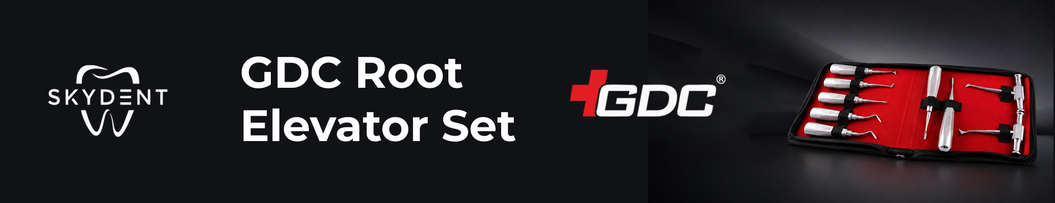 GDC Root Elevator Set Banner