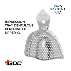 IMPRESSION  TRAY DENTULOUS  PERFORATED  UPPER