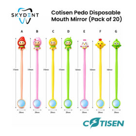 Cotisen Pedo Disposable Mouth Mirror (Pack of 20)
