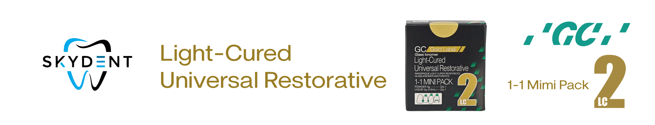 Light-Cured Universal Restorative Banner