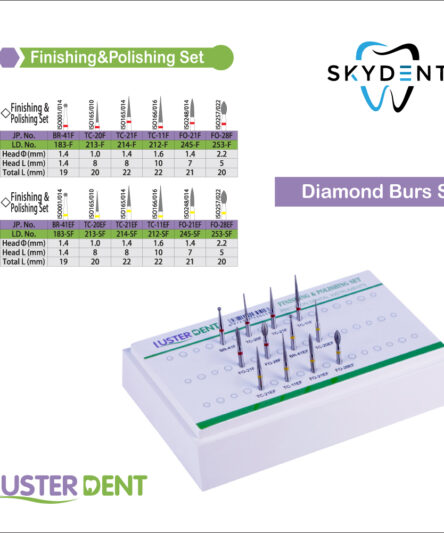 Diamond Burs Finishing & Polishing Set