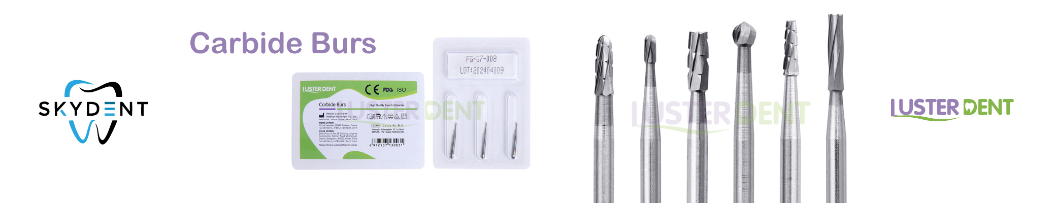 Carbide Burs Banner