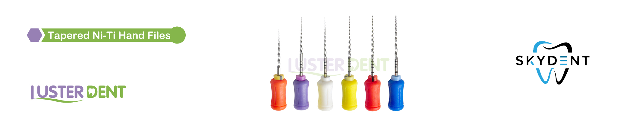 Tapered Ni-Ti Hand Files Banner