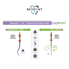 W-1 / W-1 Tapered Ni-Ti Rotary Files