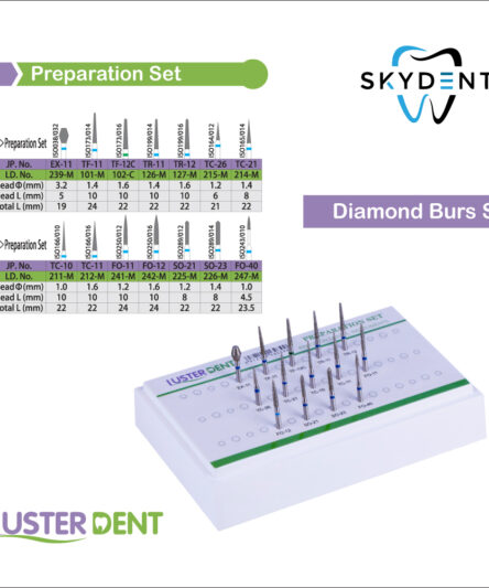 Diamond Burs Preparation Set
